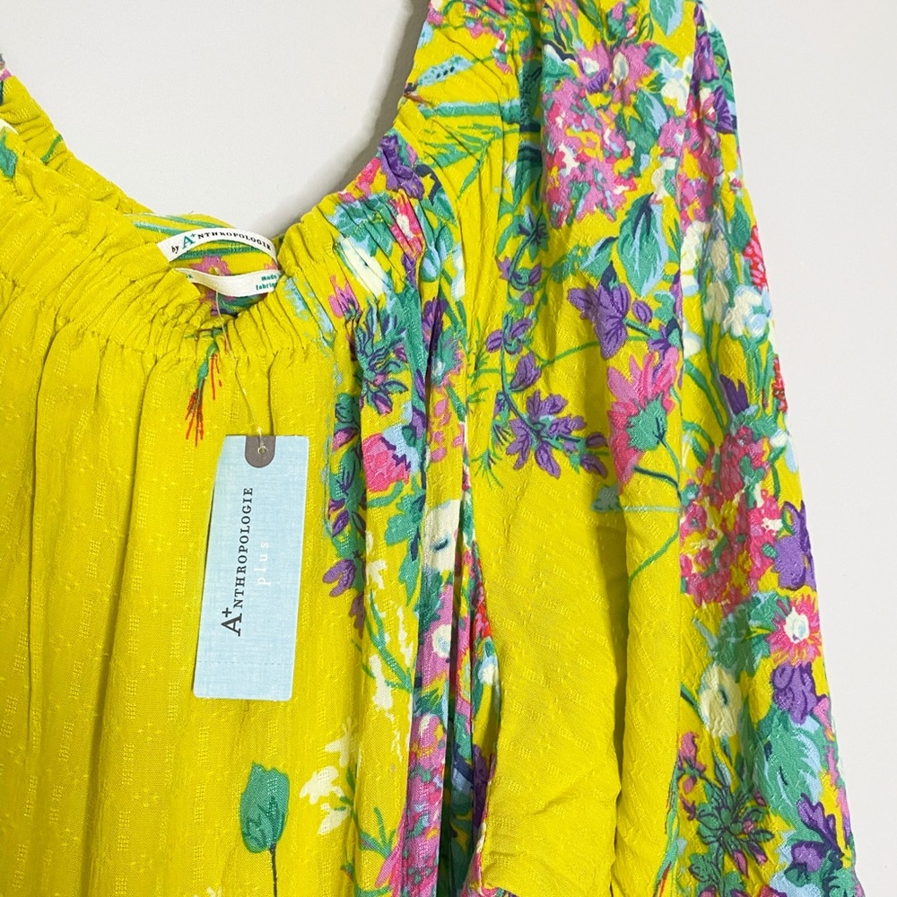 ANTHROPOLOGIE Eliora Off-The-Shoulder Maxi DRESS - Picture 9 of 15